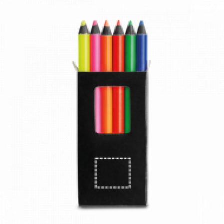  Σετ 6 μικρά μολύβια MEMLING (TS 76719) χώρος εκτύπωσης